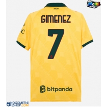 Moški Nogometni dresi AC Milan Santiago Gimenez #7 Tretji 2025-26 Kratek Rokav